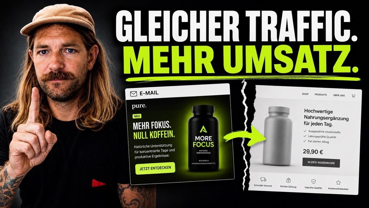 Erklärfolge — Unter 2% Conversion? Deine Produktseite ist schuld